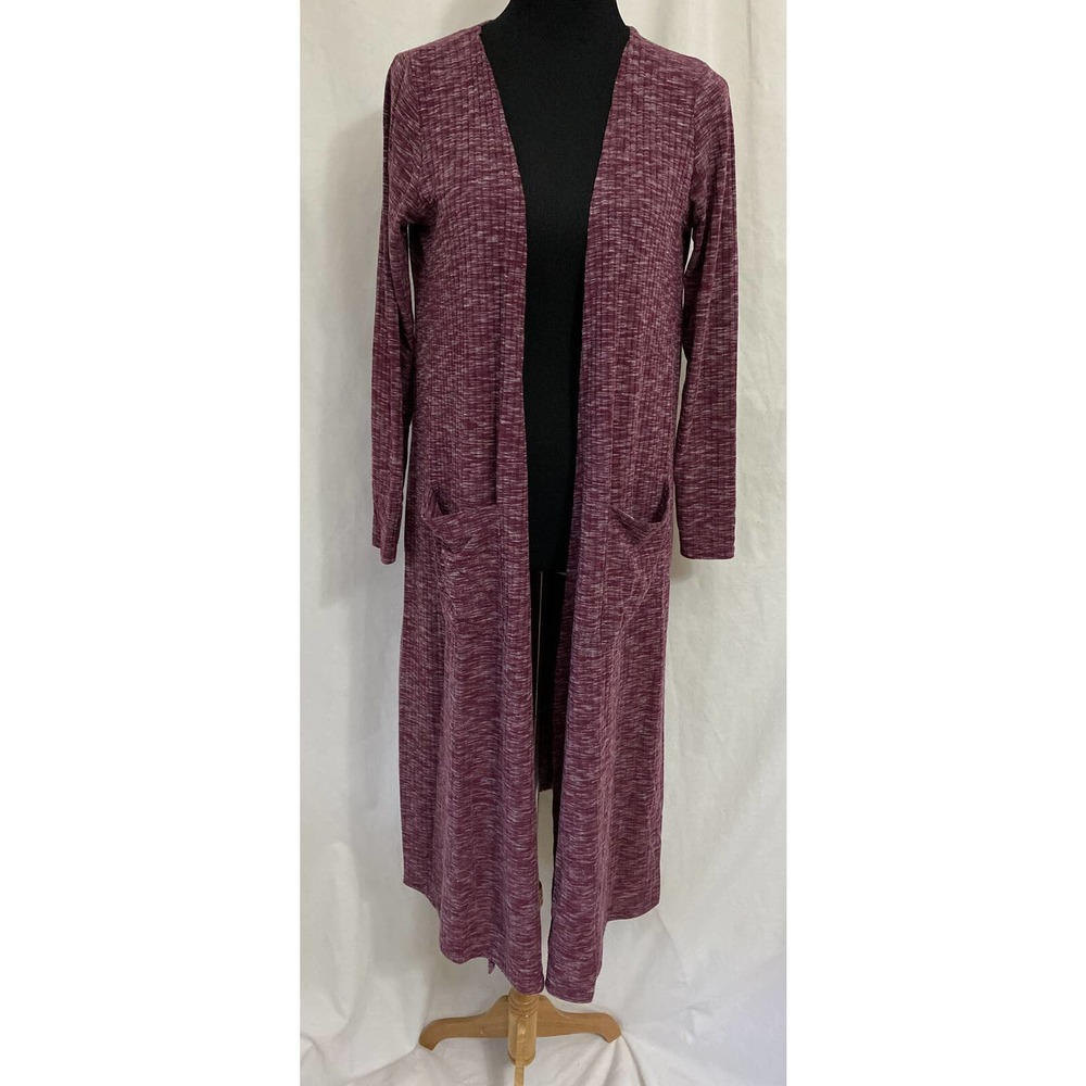 Lularoe Sarah Ribbed Open Duster Cardigan Sweater